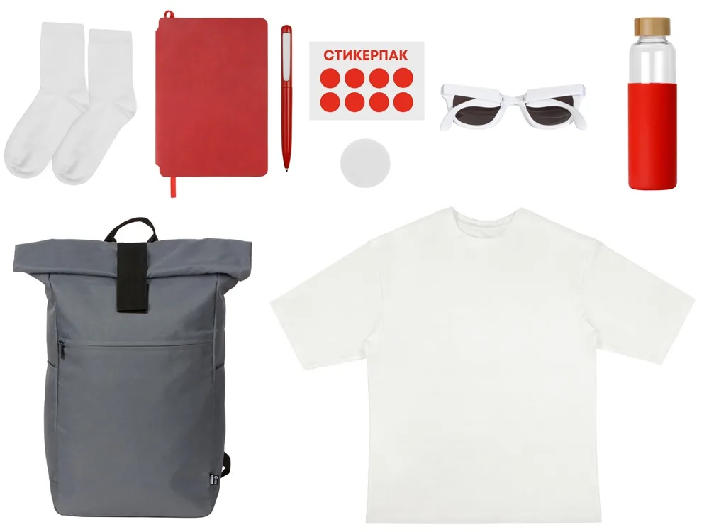 Welcome pack «Welcome Aboard!», красный