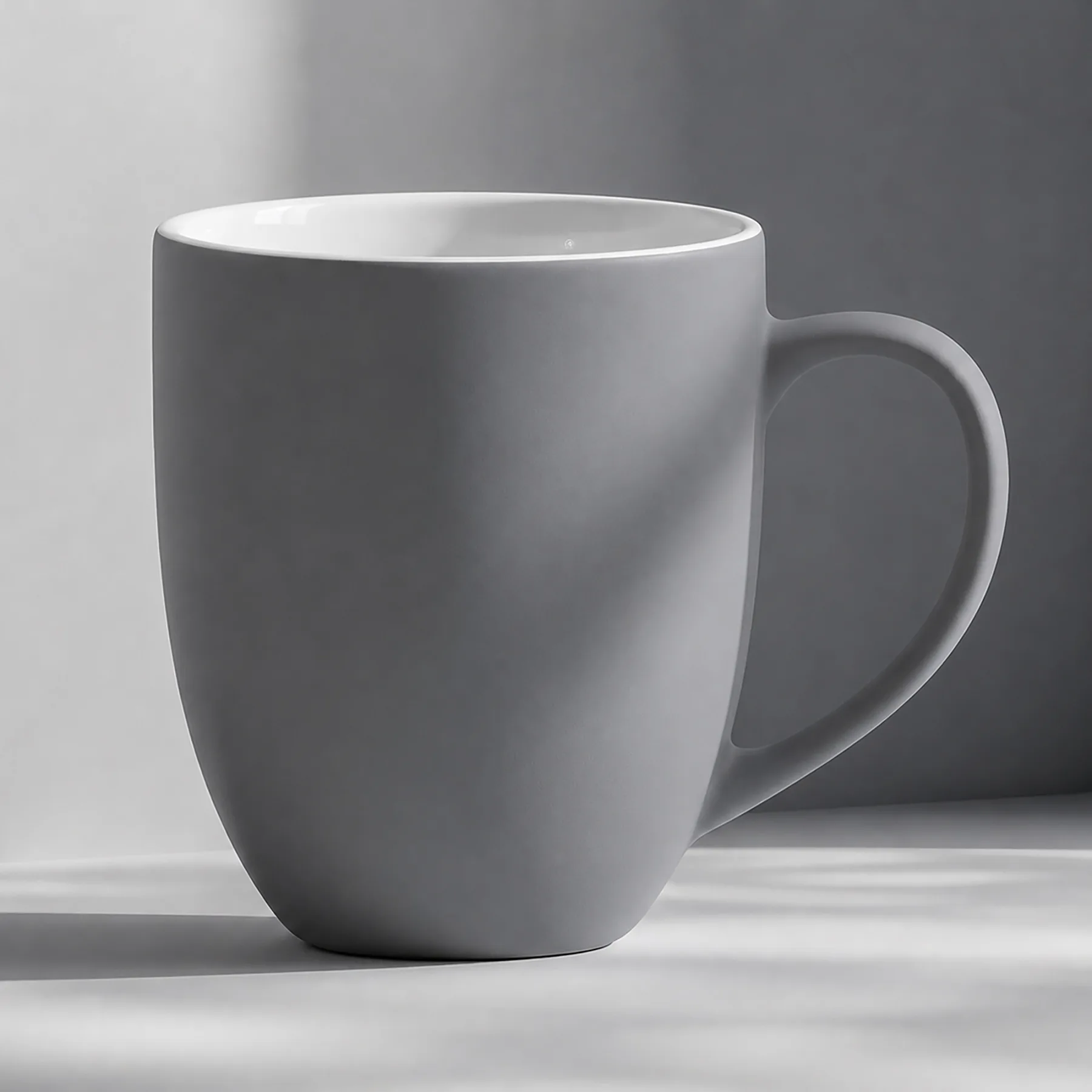 Кружка с покрытием soft-touch “Tulip Gum”, средне-серый NEW Cool gray 7C