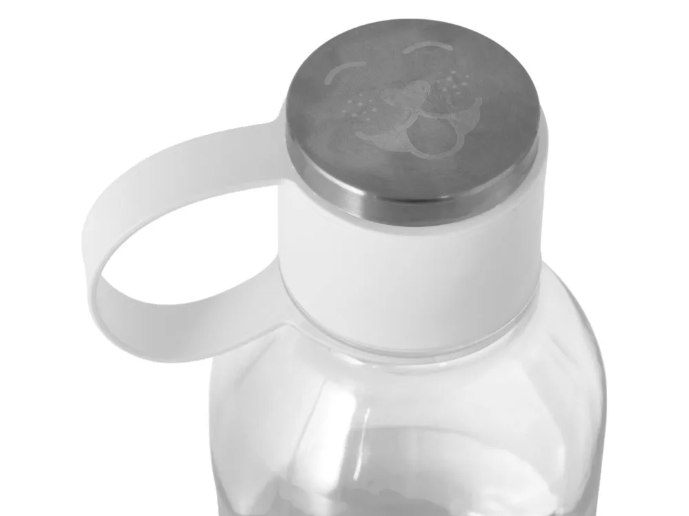 Бутылка для воды 2-в-1 «Dog Bowl Bottle» со съемной миской для питомцев, 1500 мл, белый с гравировкой