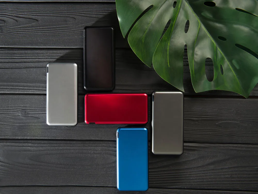 Внешний аккумулятор «Forge» v.2, металл, 10000mah, серебристый