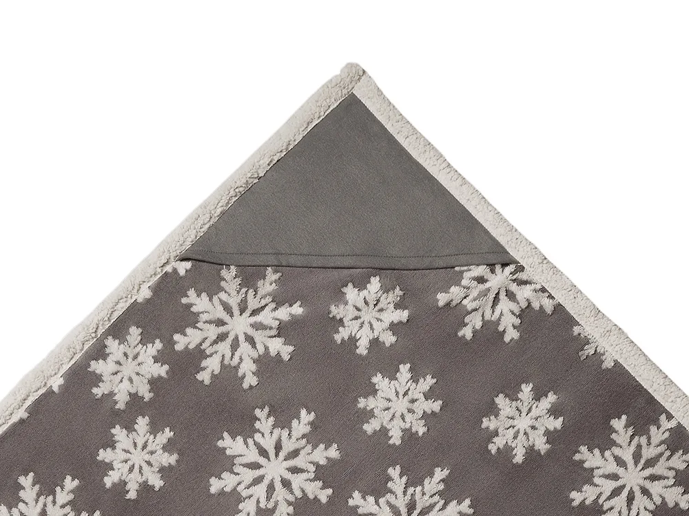 Плед Snowflake новогодний