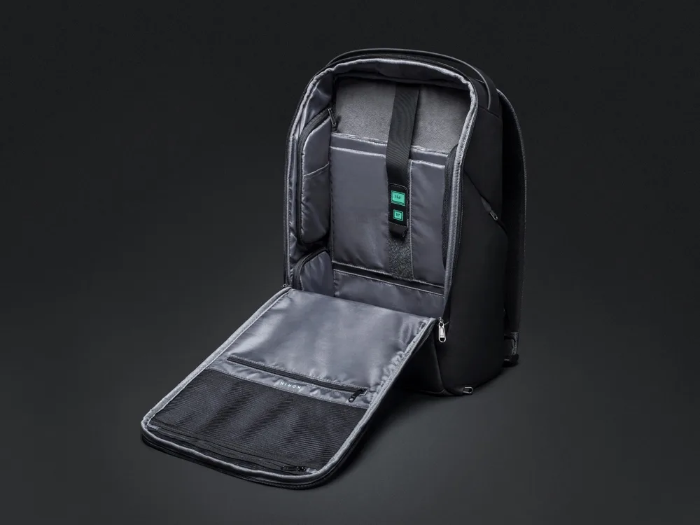 Антикражный рюкзак FlexPackPro для ноутбука 15.6", серый/черный