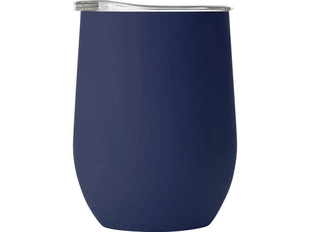 Термокружка "Vacuum mug C1", soft touch, 370мл, темно-синий