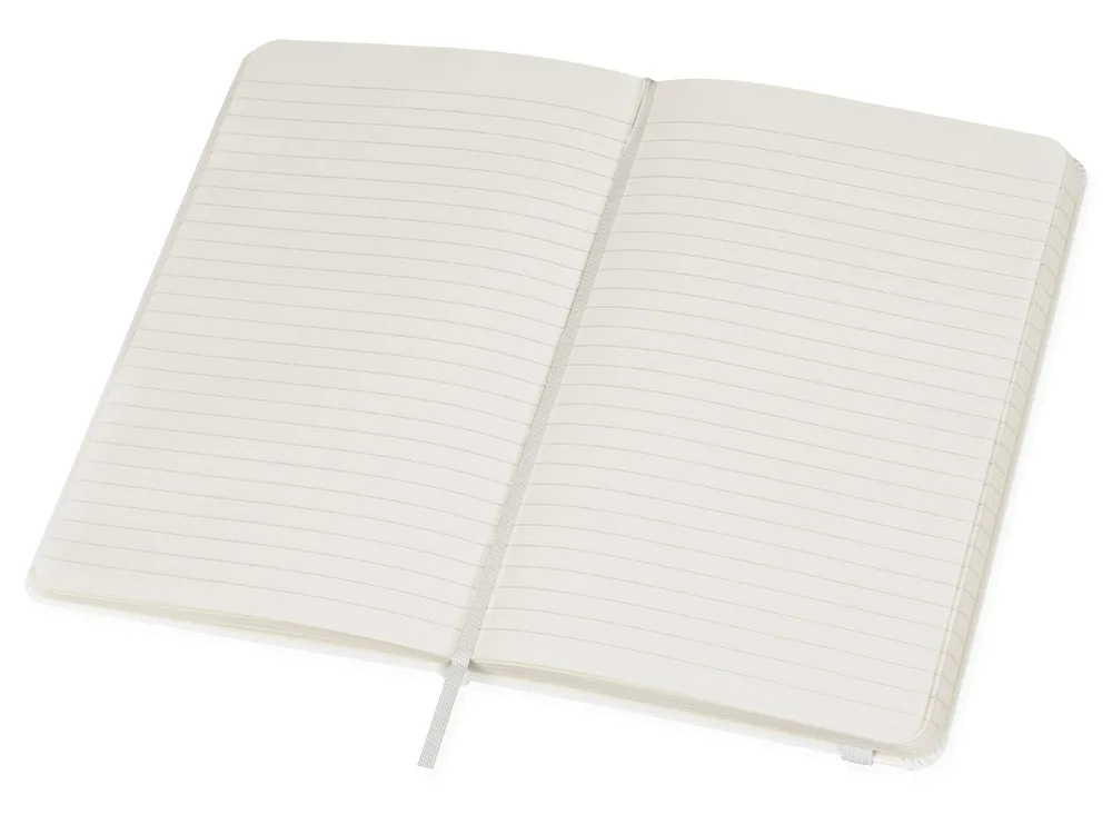 Записная книжка Moleskine Classic (в линейку) в твердой обложке, Medium (11,5x18 см), белый
