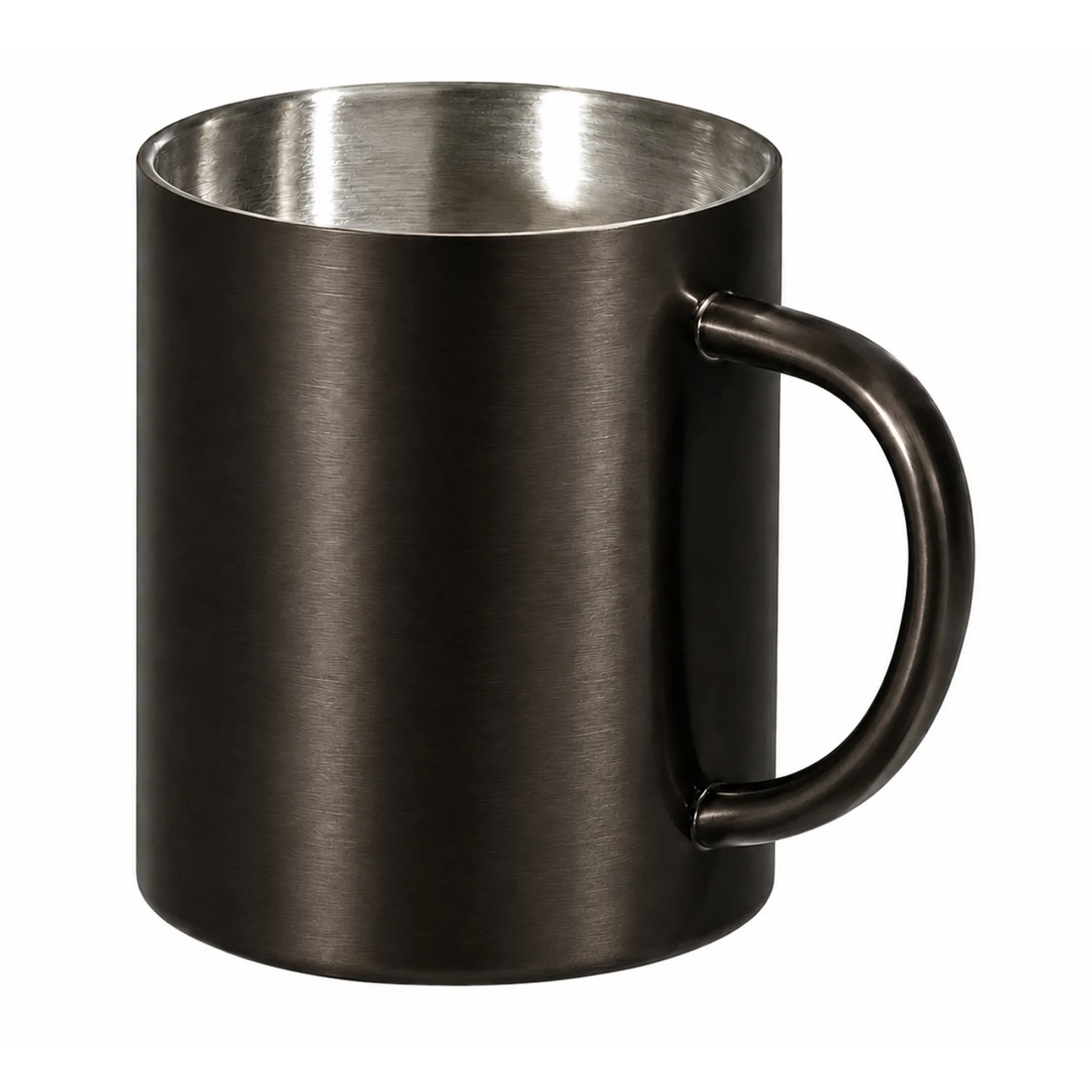 Стальная кружка с двойными стенками "Altai", gun metal
