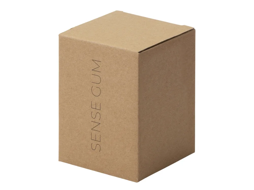 Термокружка Sense Gum, soft-touch, непротекаемая крышка, 370мл, крафтовая упаковка, зеленый