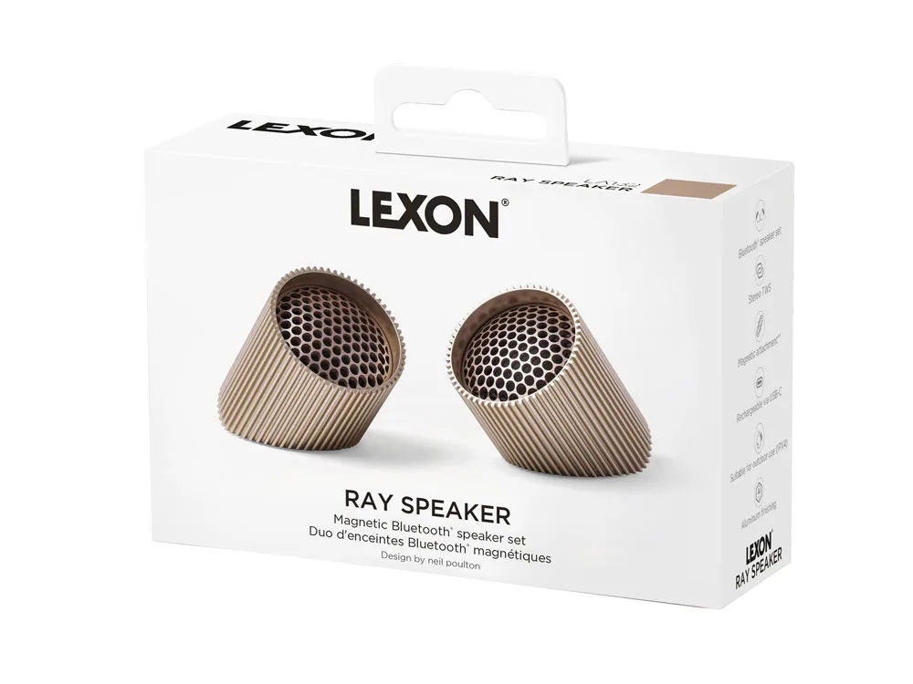 Беспроводная колонка Ray Speaker, серебристый