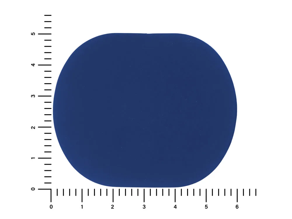 ПАТЧ ОВАЛ soft-touch (синий) 6,0 х 5,0 см