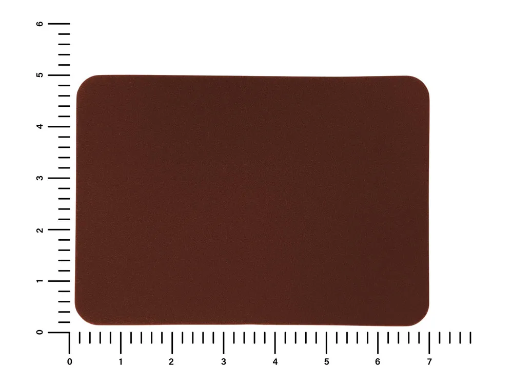 ПАТЧ ПРЯМОУГОЛНЫЙ nubuk (коричневый ) 5,0 х 7,0 см