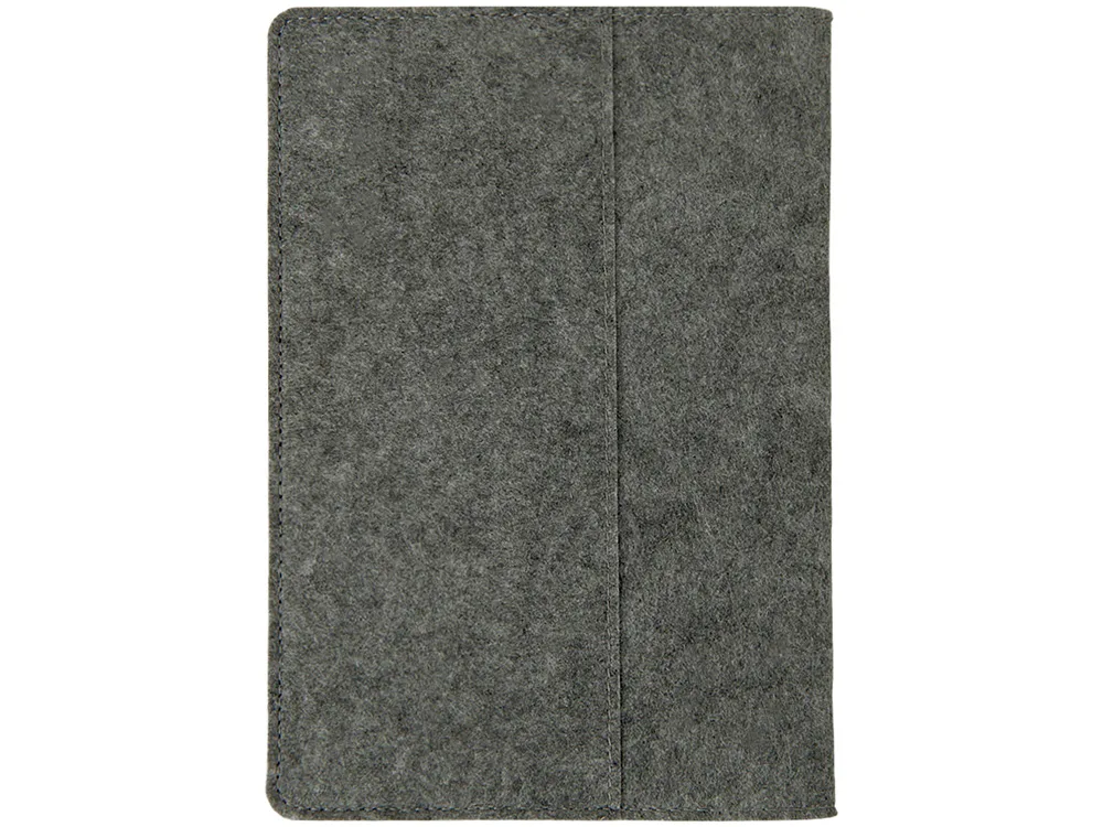 Двустороннее портфолио из рпет-фетра и искусственной кожи "Felt", серый