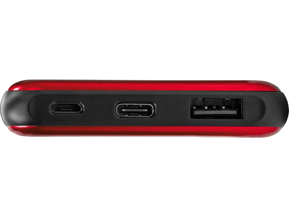 Внешний аккумулятор «Forge» v.2, металл, 10000mah, красный