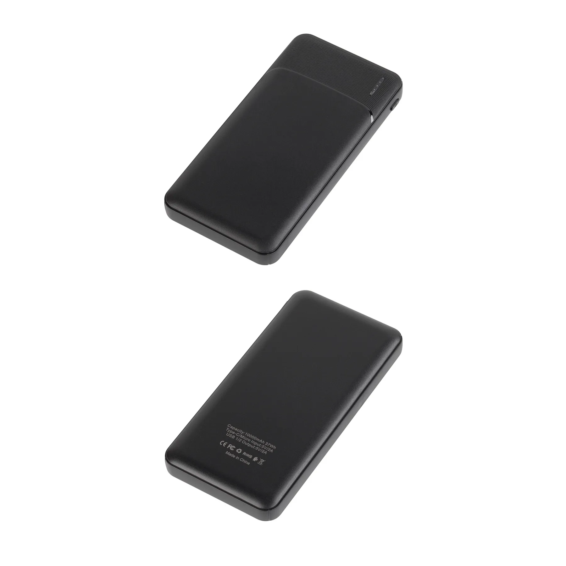 Зарядное устройство "Ten" 10000 mAh, черный