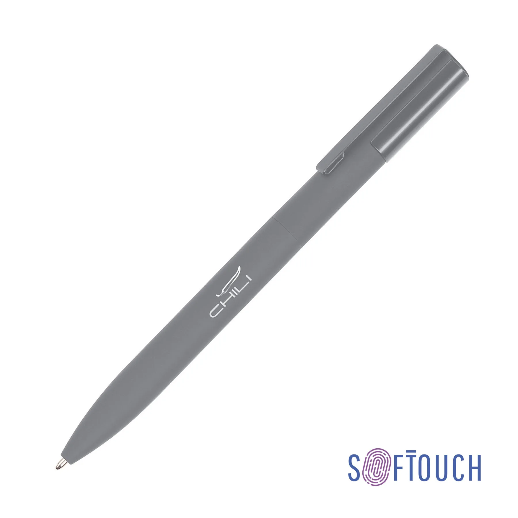 Ручка шариковая "Orion", покрытие soft touch, серый