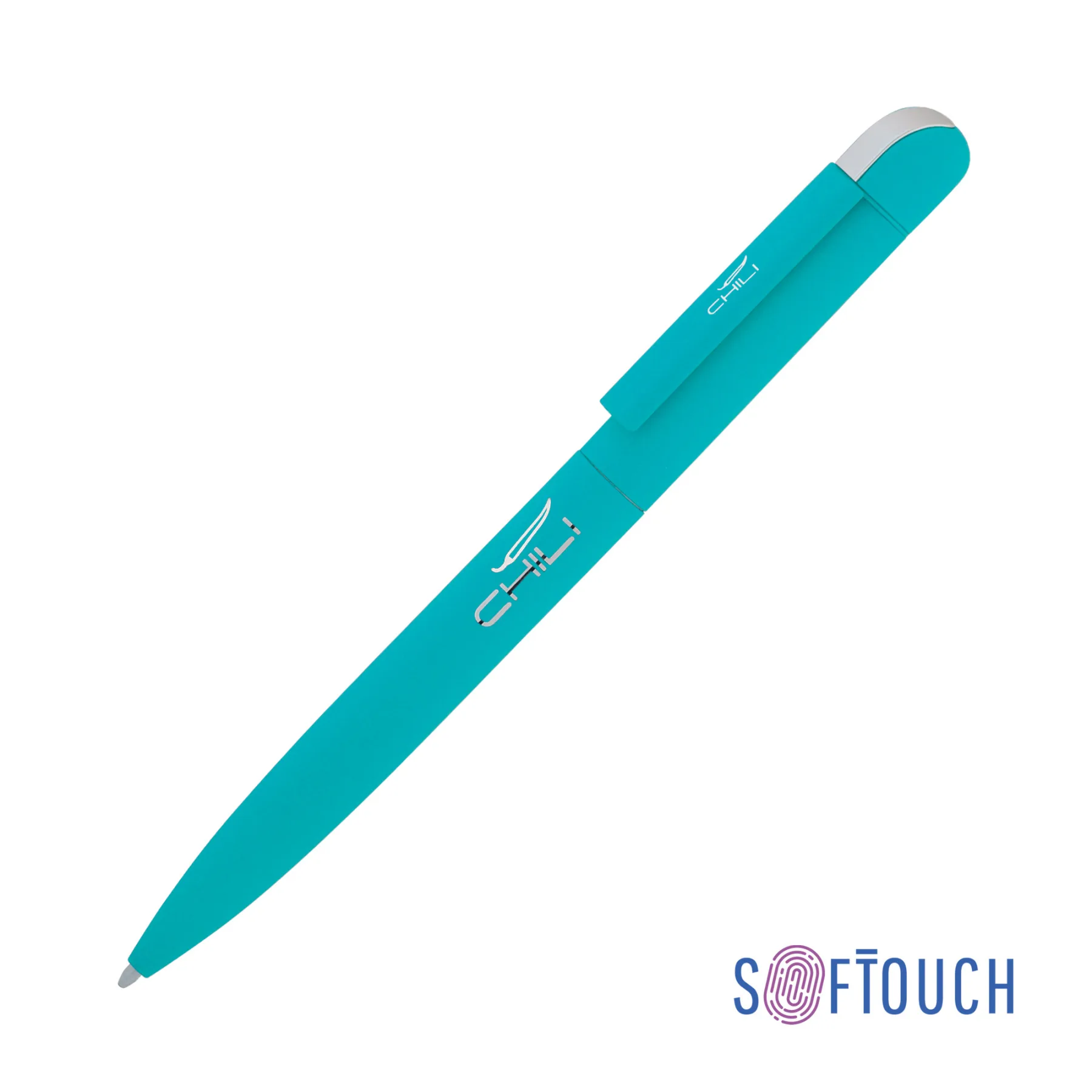 Ручка шариковая "Jupiter", покрытие soft touch, бирюзовый