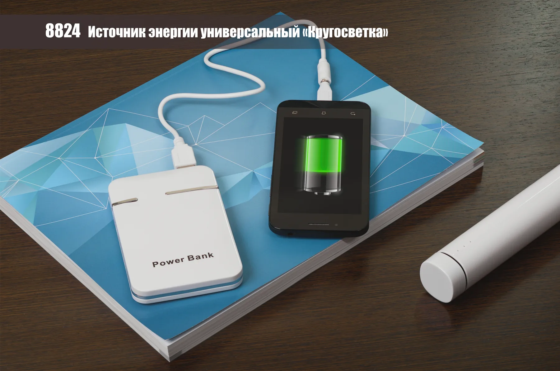 Зарядное устройство "Кругосветка" 5000 mAh, черный