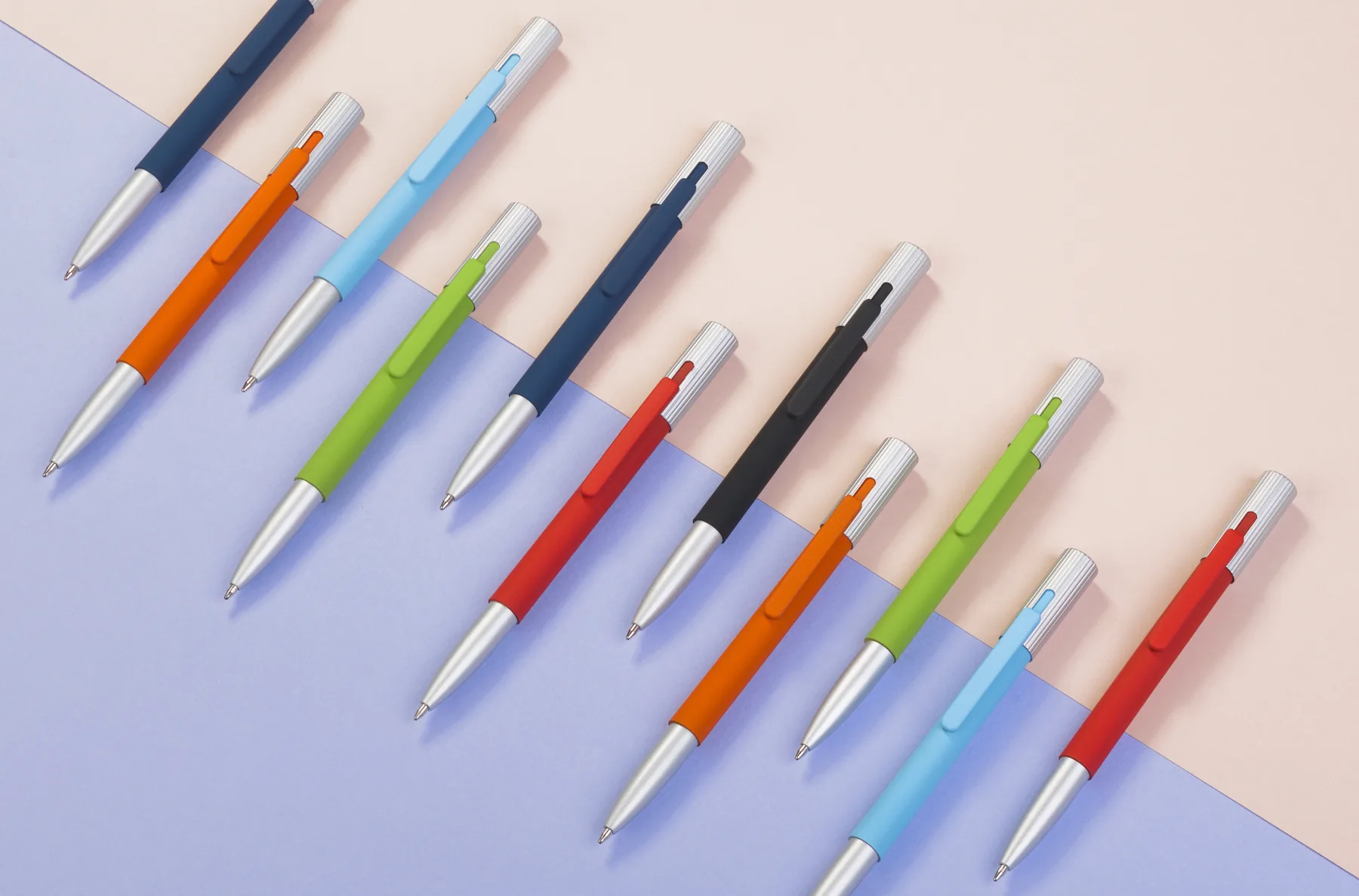 Ручка шариковая "Clas", покрытие soft touch, оранжевый