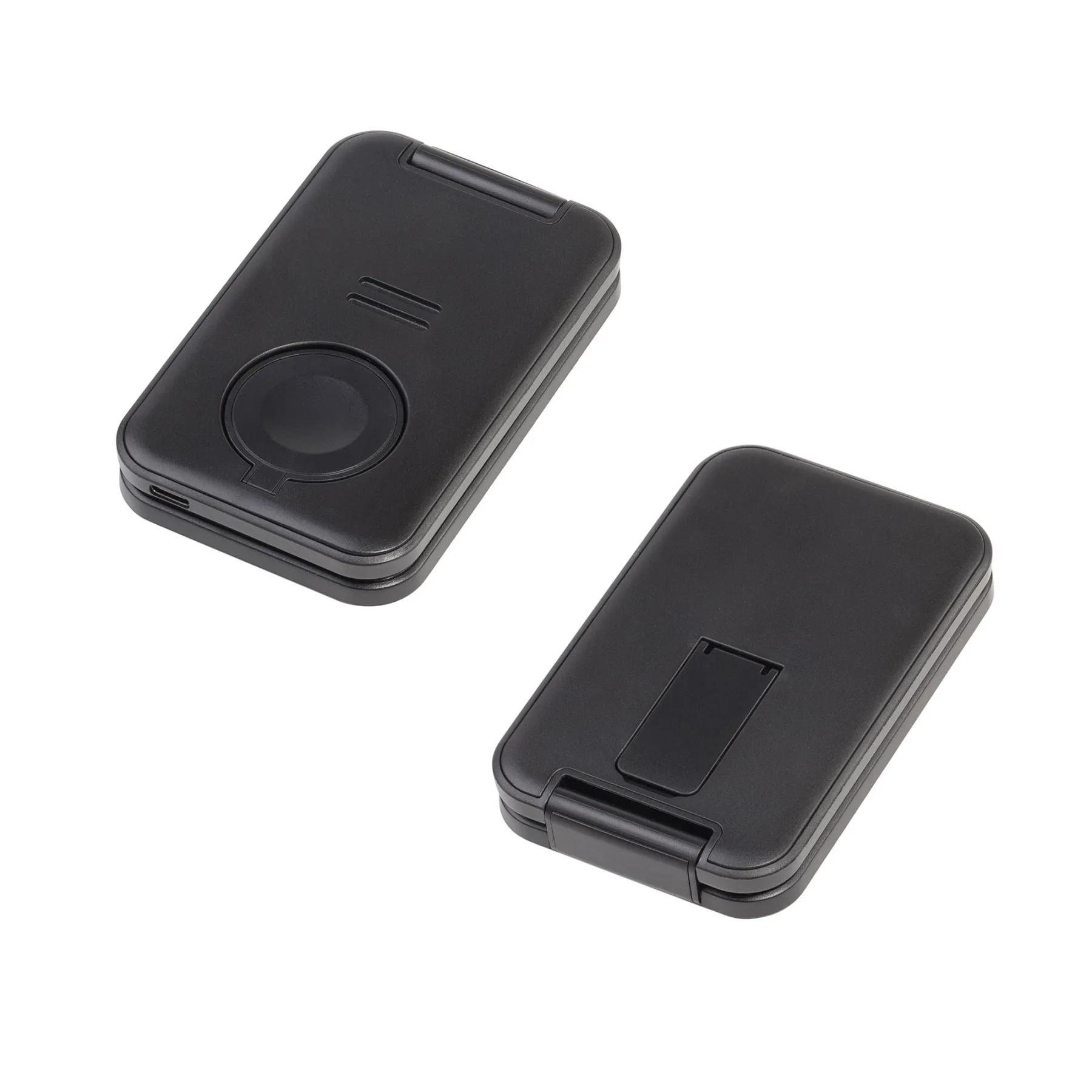 Складная беспроводная (15W) зарядная станция "Slap" с MagSafe, черный