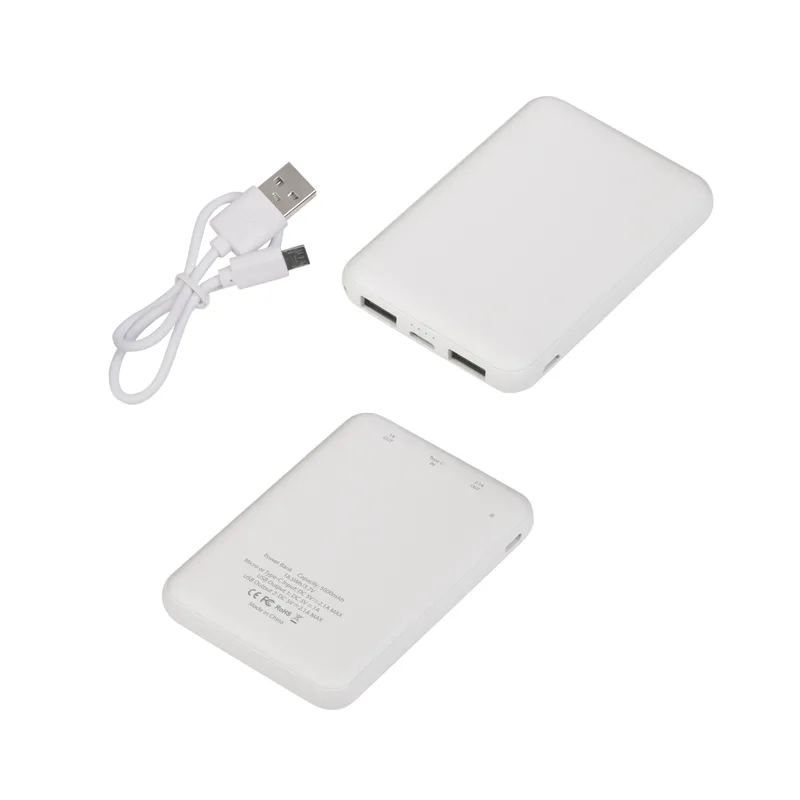 Зарядное устройство "Compact", 5000 mAh, белый