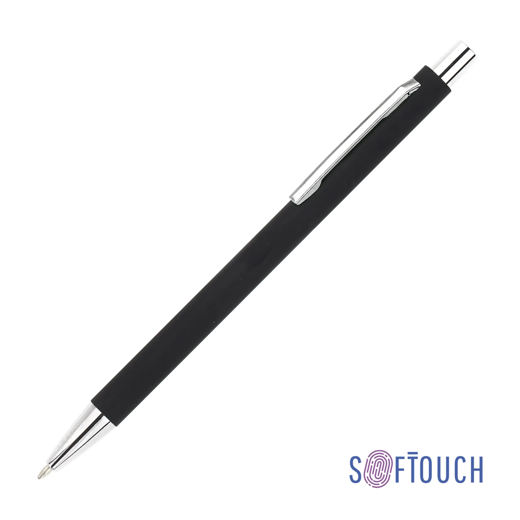 Ручка шариковая "Trade", покрытие soft touch, черный