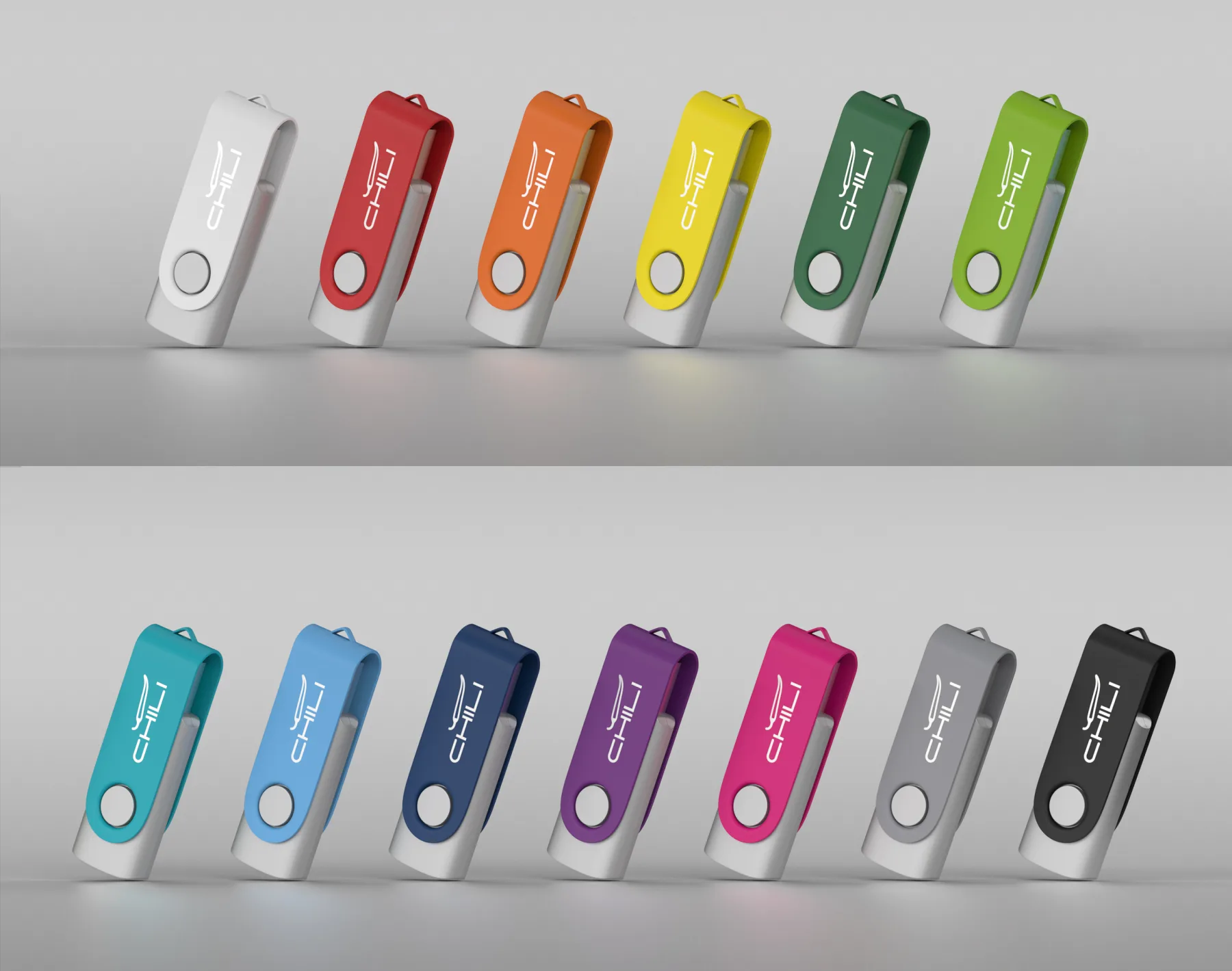 Флеш-карта "Vostok", объем памяти 16GB, покрытие soft touch, белый