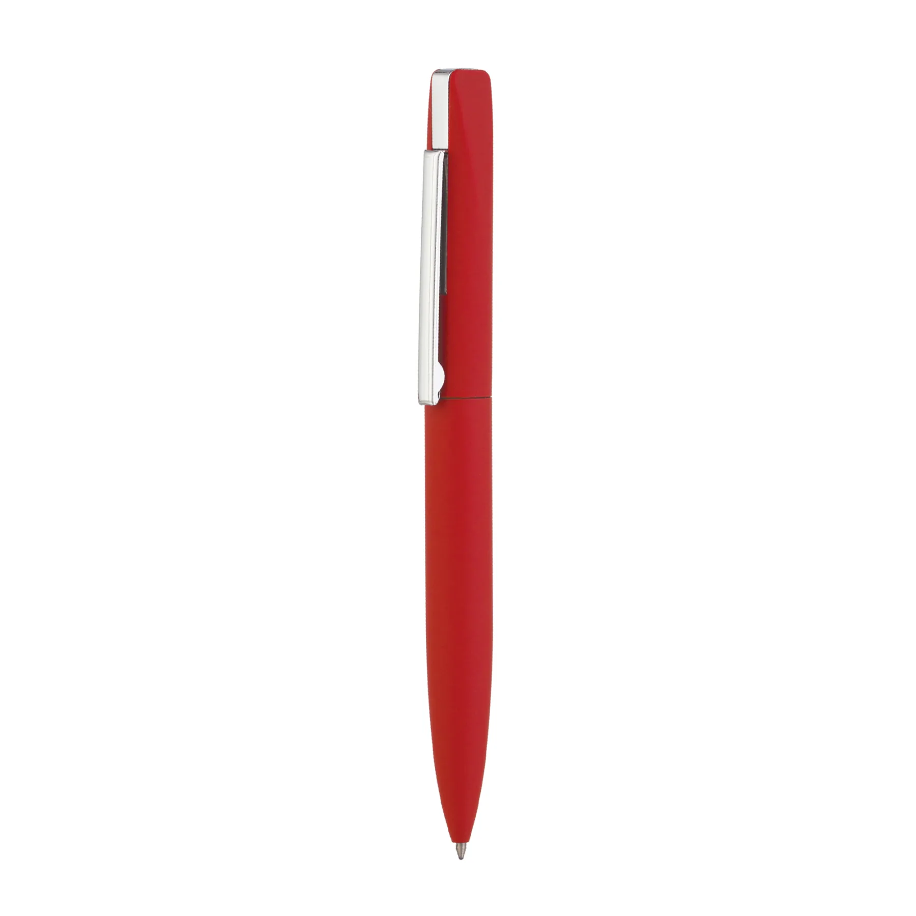 Ручка шариковая "Mercury", покрытие soft touch, красный