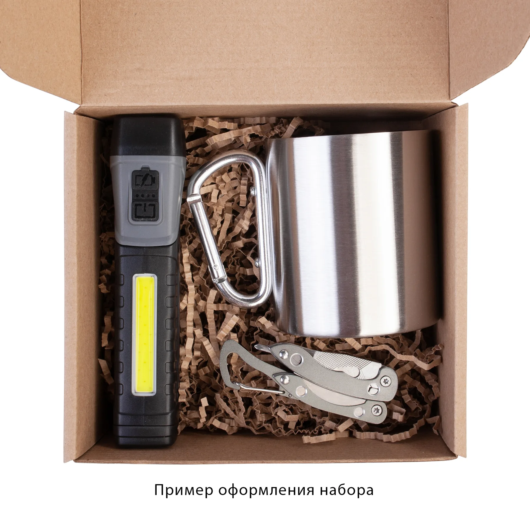 Мультитул "Duty" 9в1, серый