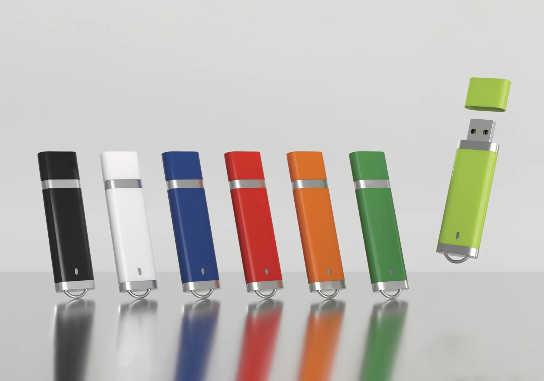 Флеш-карта USB 8GB "Абсолют", белый