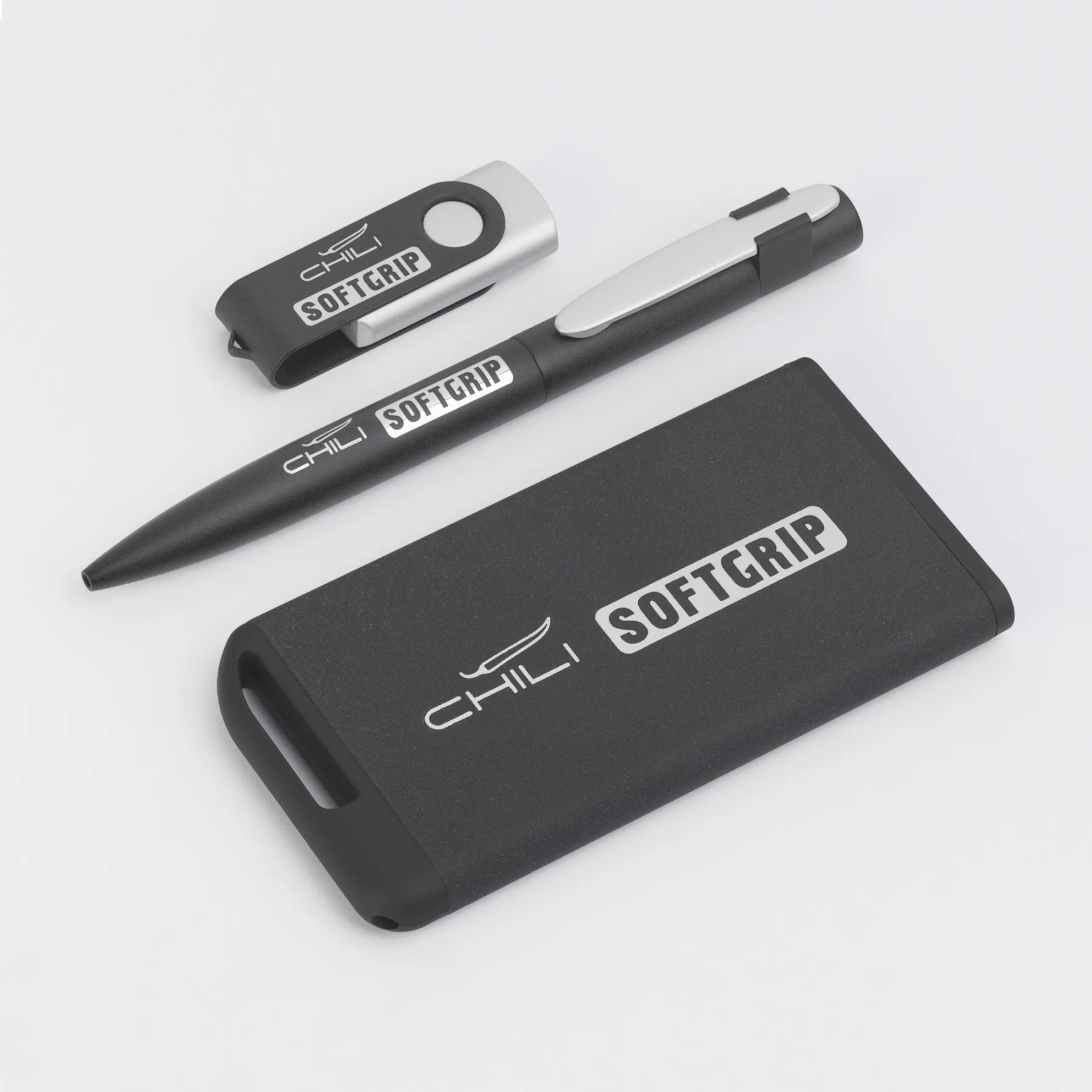 Флеш-карта "Vostok SOFTGRIP" 16 Гб, покрытие softgrip, черный