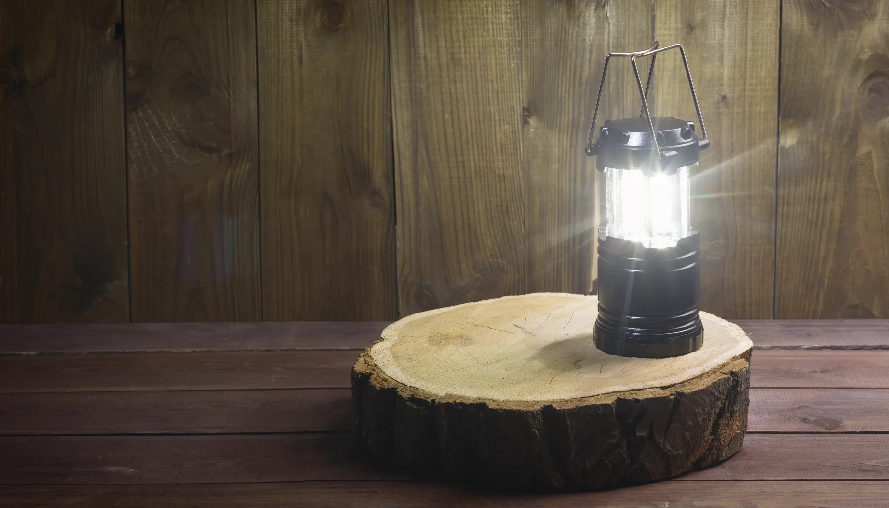 Туристический led-фонарь "Compass" 360˚, черный