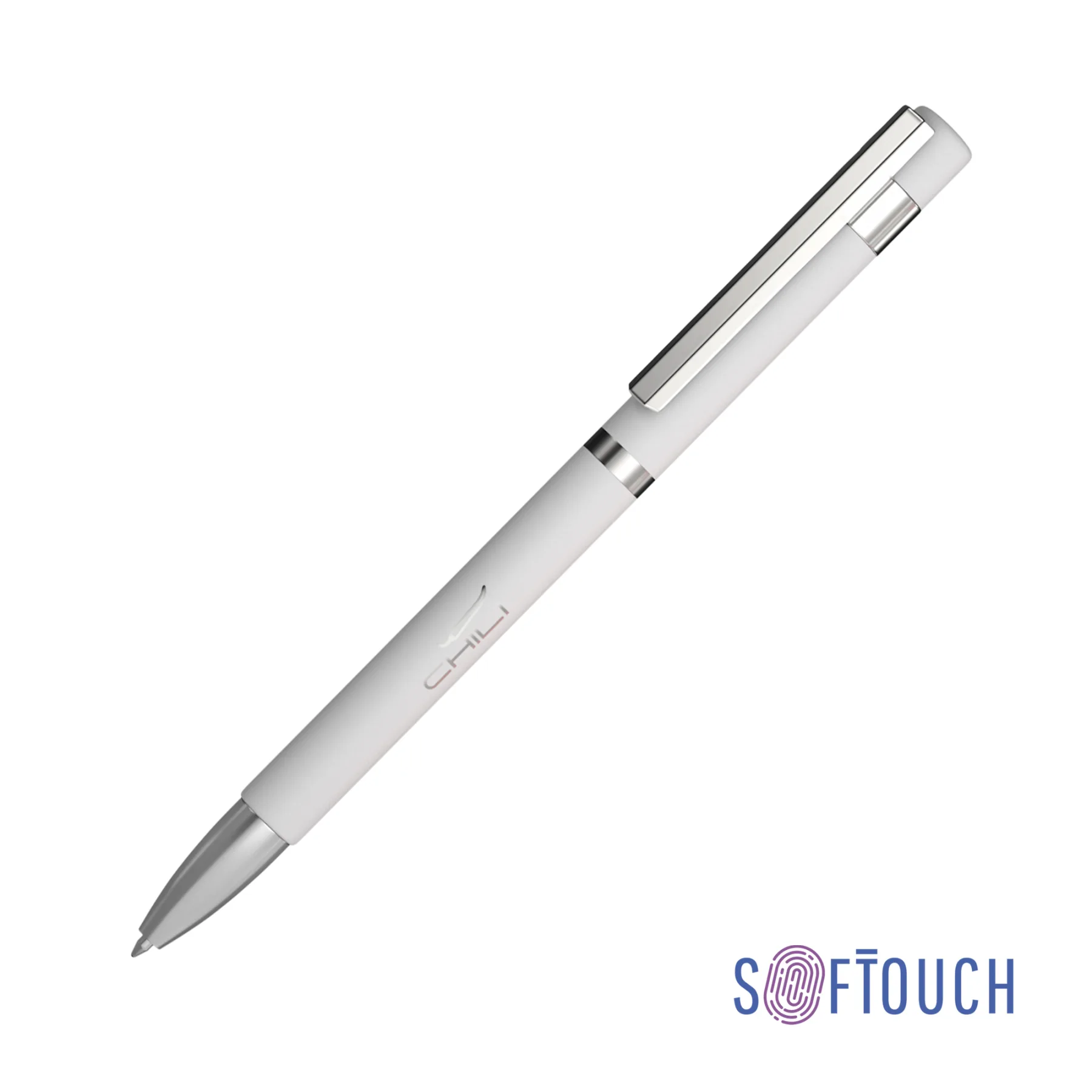 Ручка шариковая "Mars", покрытие soft touch, белый