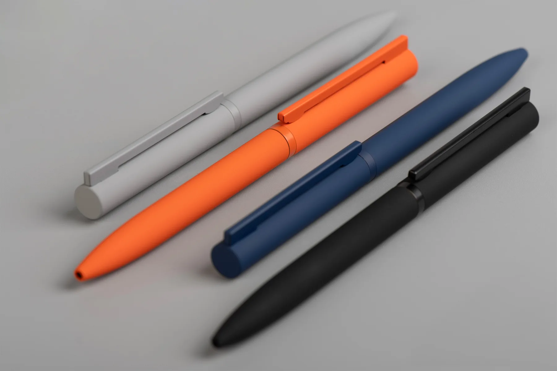 Ручка шариковая "Sirius", покрытие soft touch, оранжевый