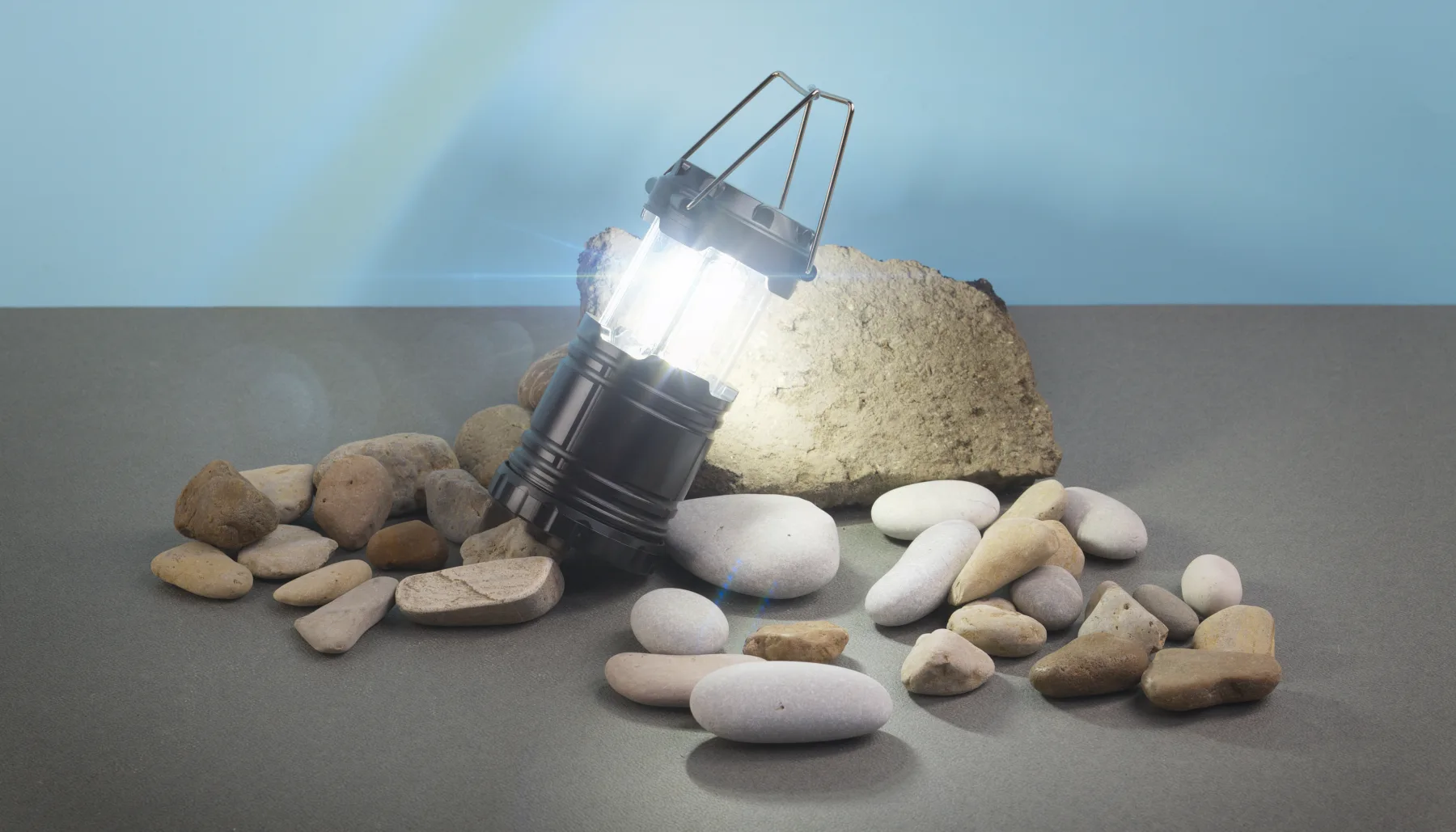 Туристический led-фонарь "Compass" 360˚, черный