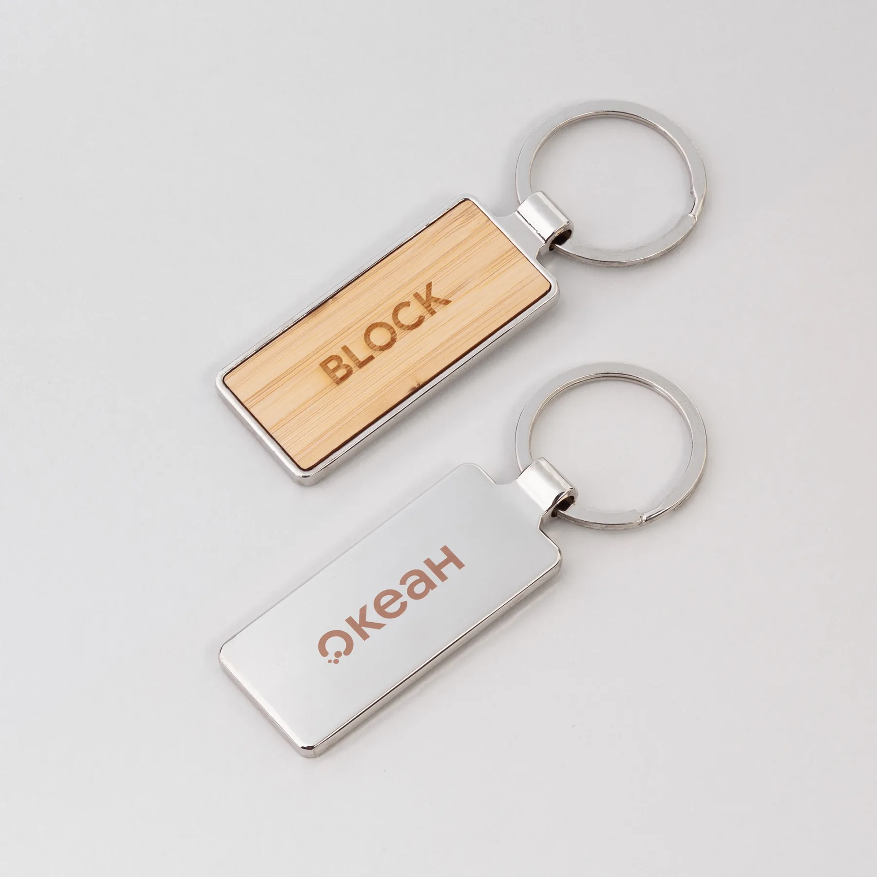 Брелок "Block", натуральный