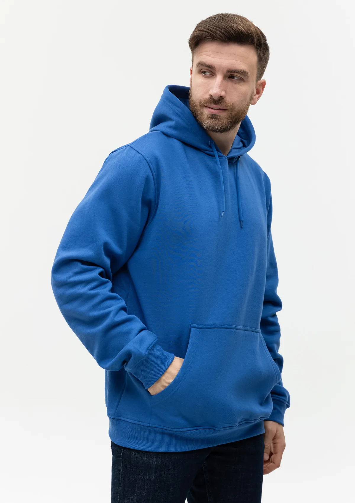 Худи унисекс STAN футер с начёсом 260, 20, Синий