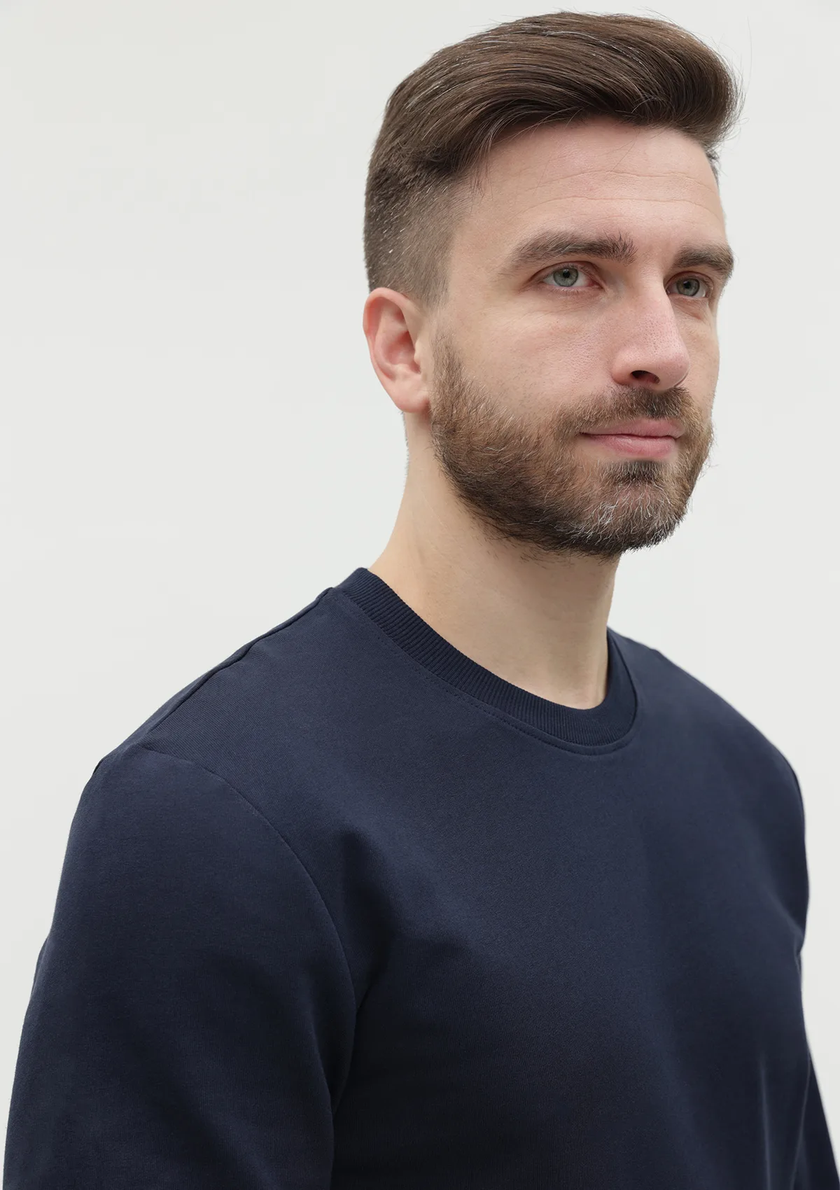 Свитшот унисекс STAN футер без начёса, 260, 63, Тёмно-синий