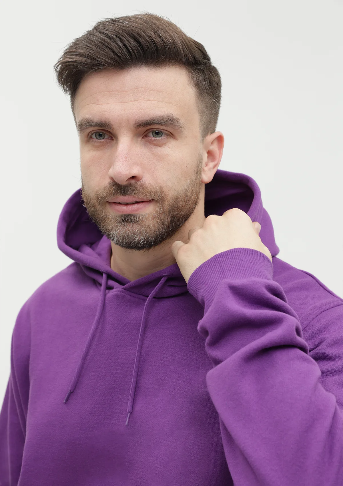 Худи унисекс STAN футер с начёсом 260, 20, Фиолетовый