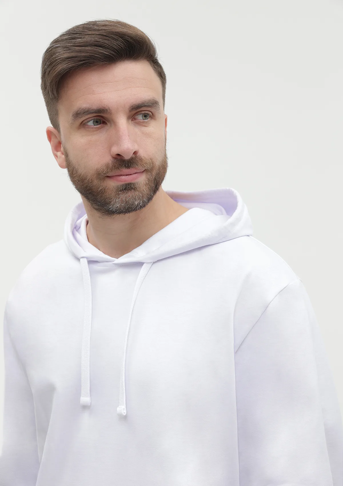 Худи унисекс STAN футер без начёса 260, 23, Белый