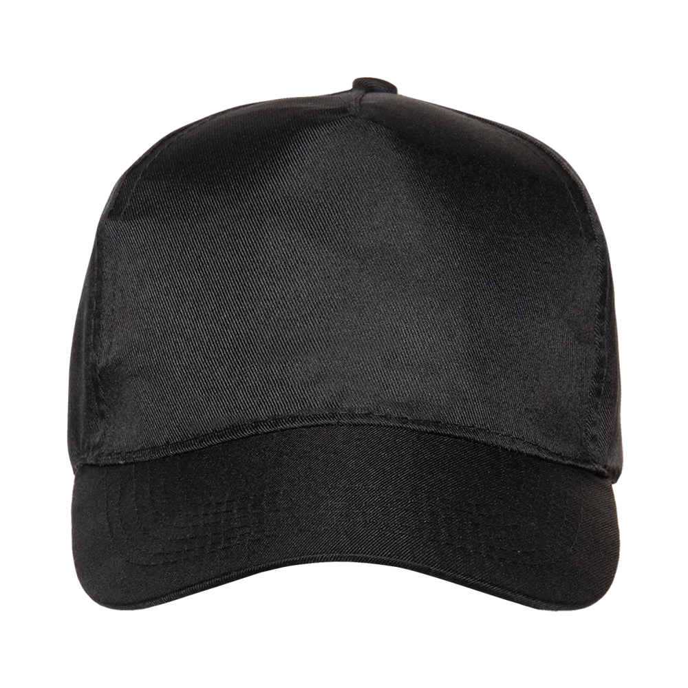 Бейсболка STAN 5 клиньев полиэстер 150, 10P, Чёрный