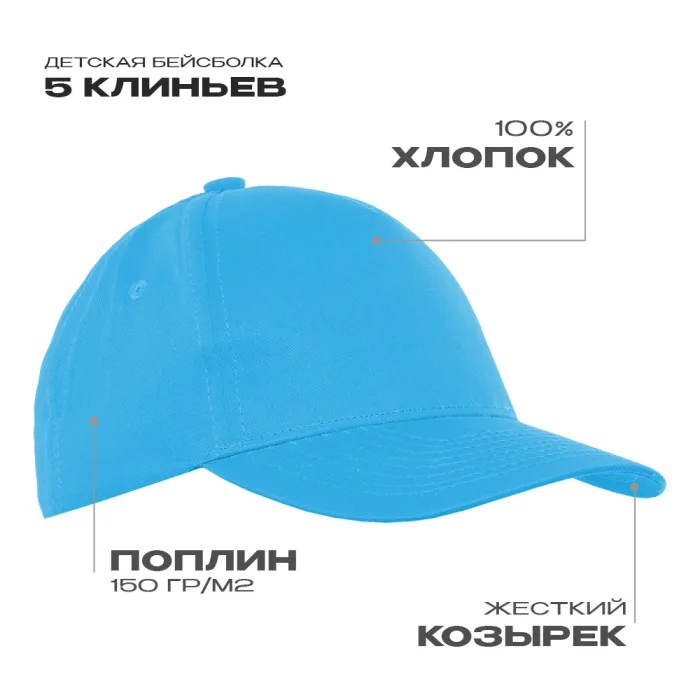 Бейсболка 10J, Бирюзовый