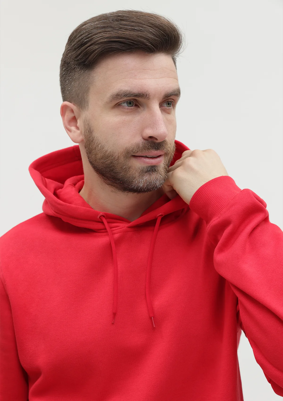Худи унисекс STAN футер с начёсом 260, 20, Красный