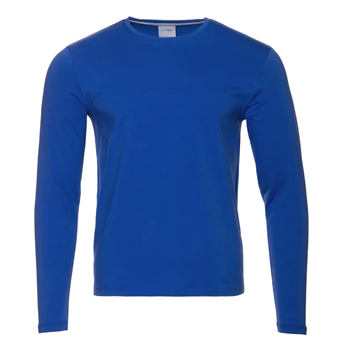 Лонгслив STAN хлопок/эластан 180, 35, Синий