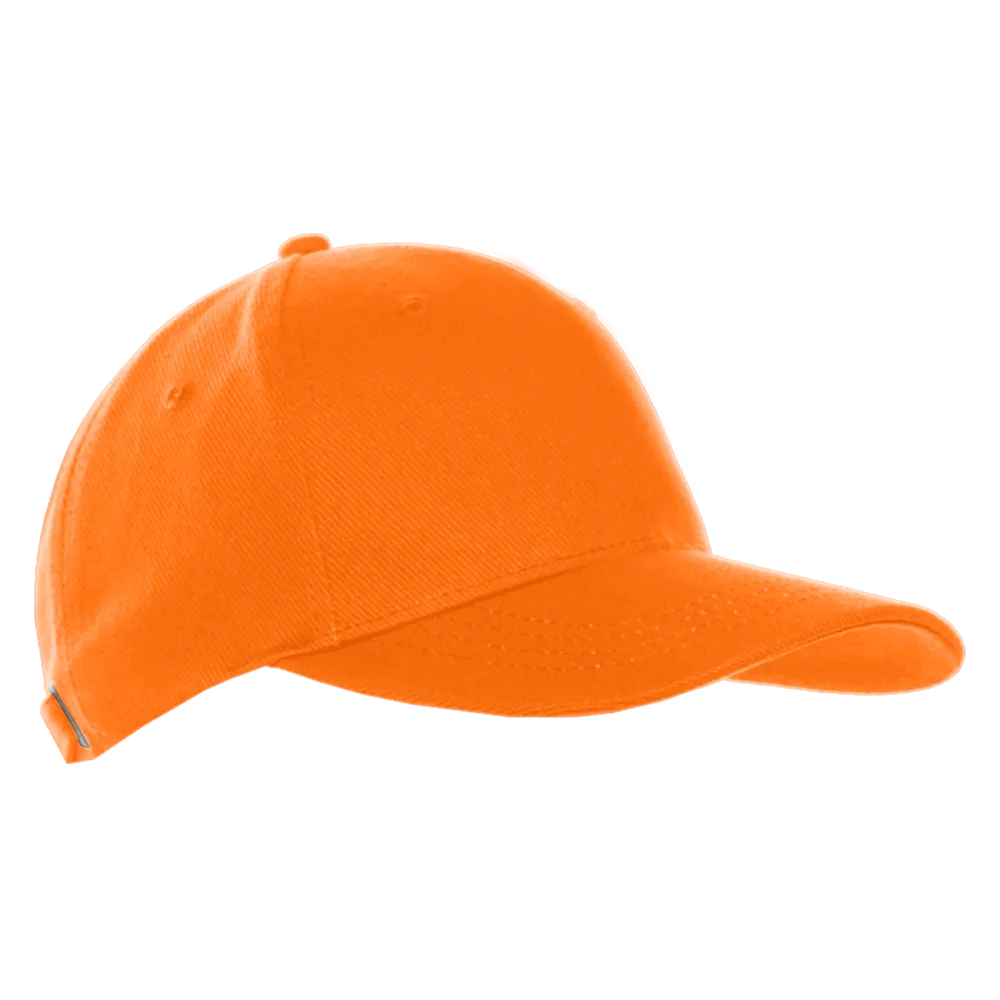Бейсболка STAN 5 клиньев хлопок 330, 01, Оранжевый