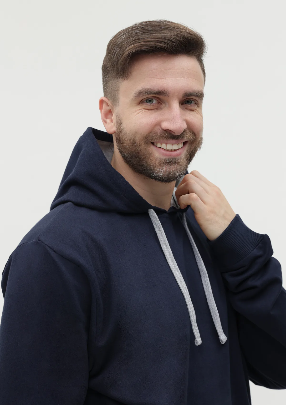 Худи унисекс STAN футер без начёса 260, 23, Тёмно-синий