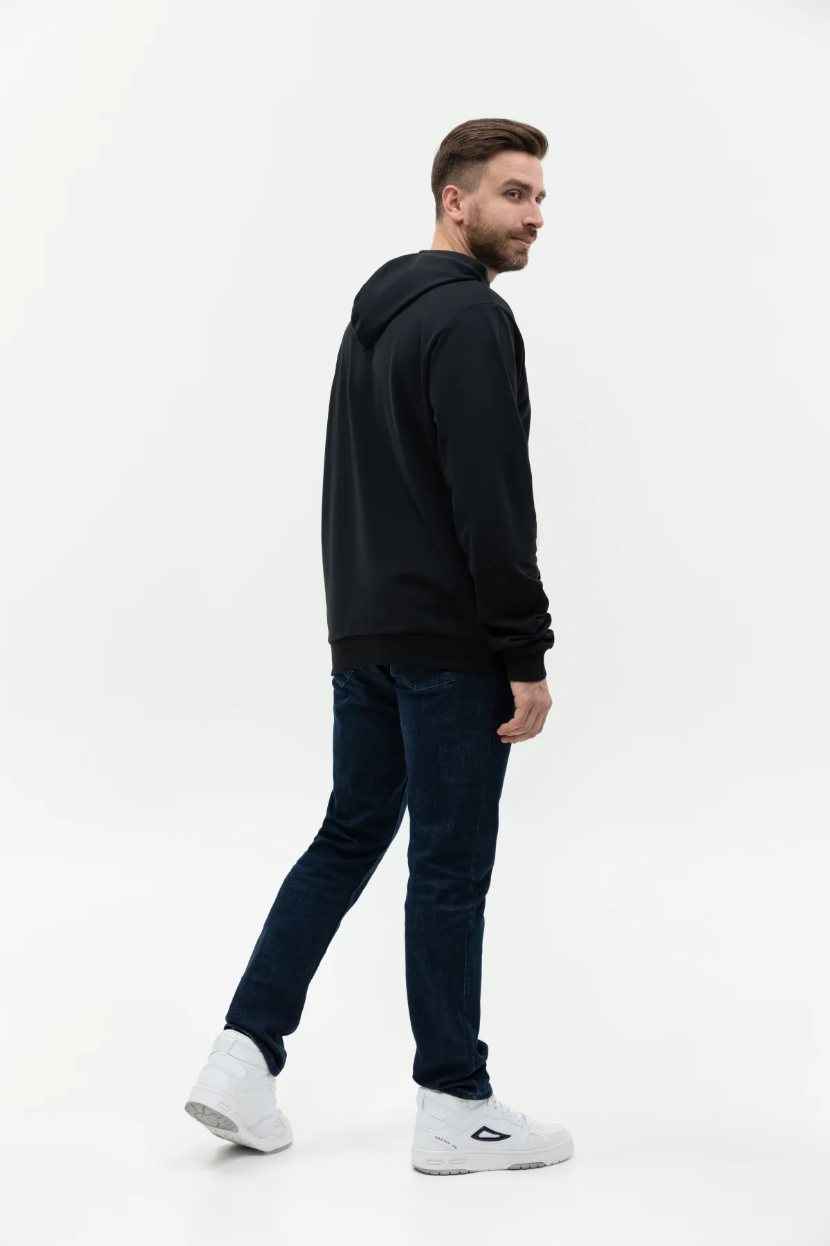Худи унисекс STAN футер без начёса 260, 23, Чёрный