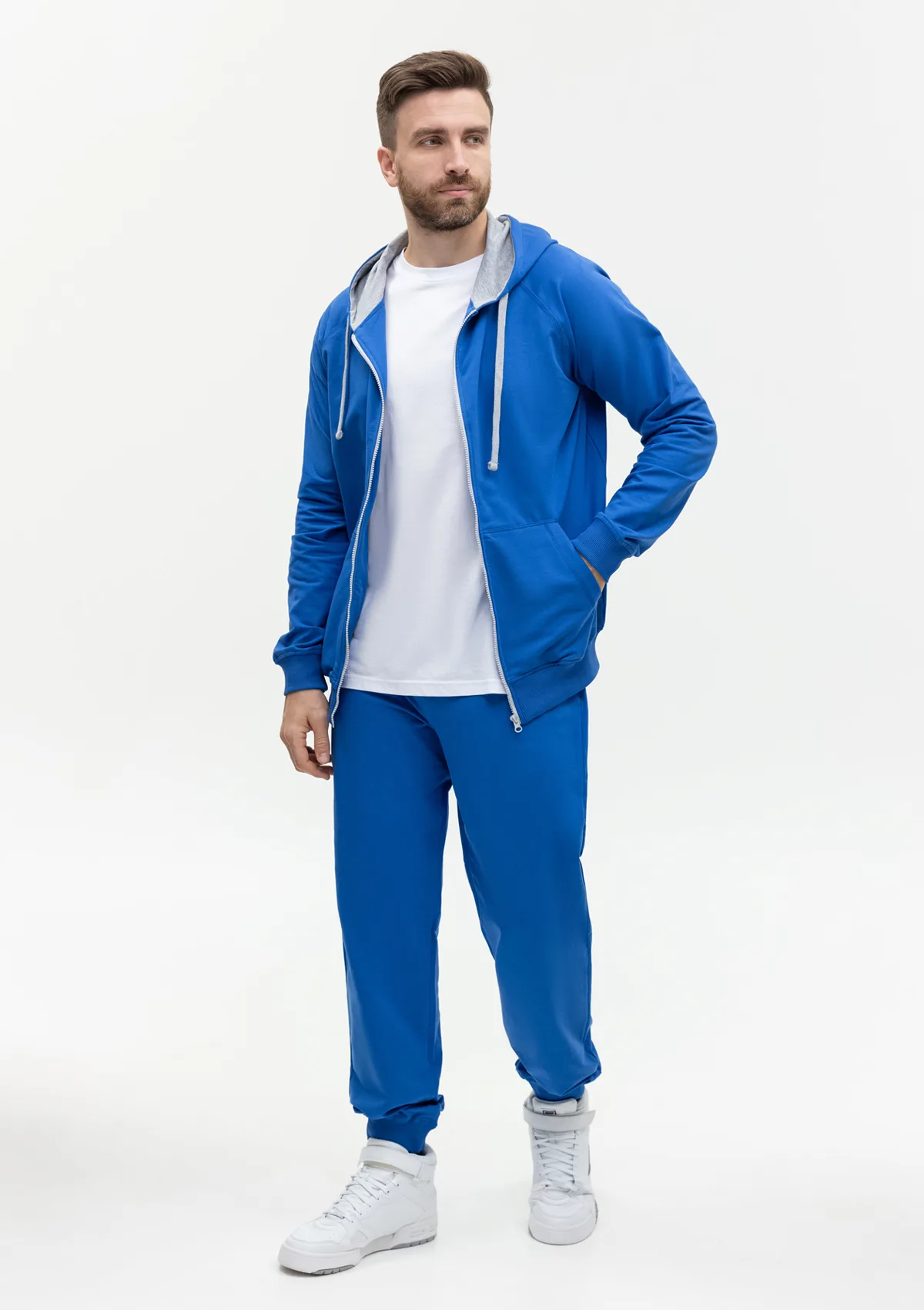 Брюки мужские STAN футер без начёса, 260, 62, Синий