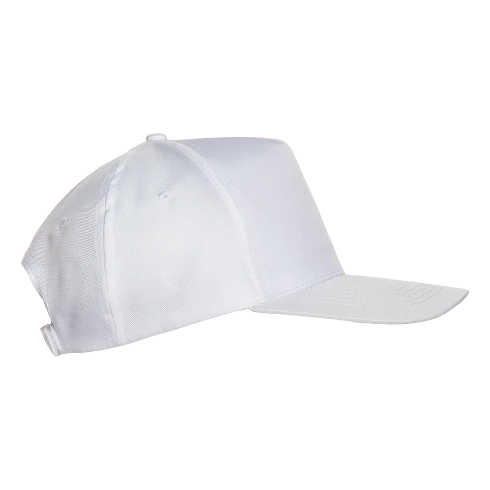 Бейсболка STAN 5 клиньев полиэстер 150, 10P, Белый