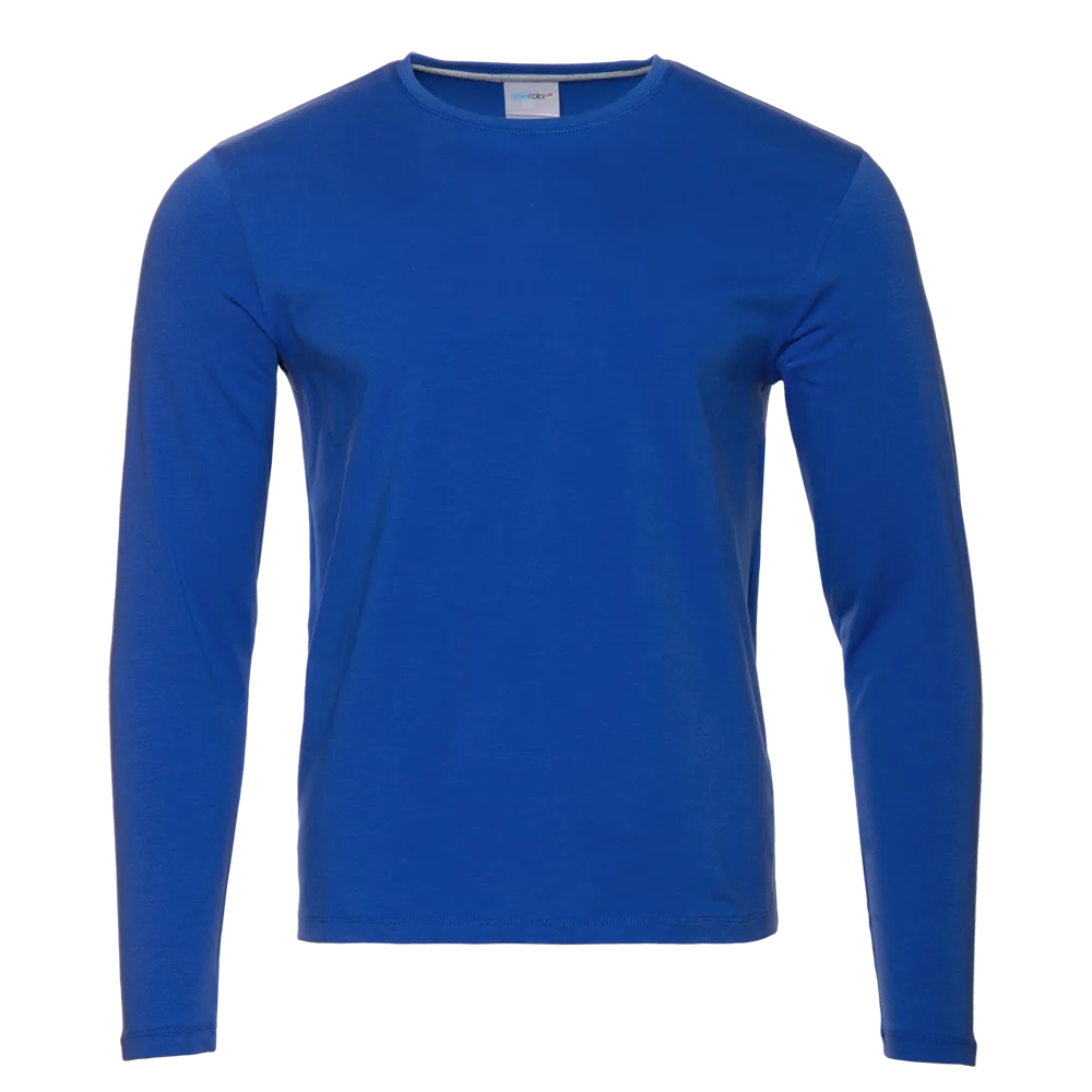 Лонгслив STAN хлопок/эластан 180, 35, Синий