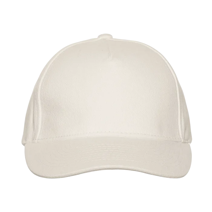 Бейсболка STAN 5 клиньев хлопок 280, 03, Молочный