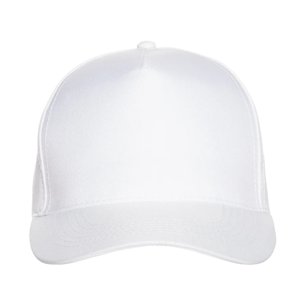 Бейсболка STAN 5 клиньев полиэстер 150, 10P, Белый