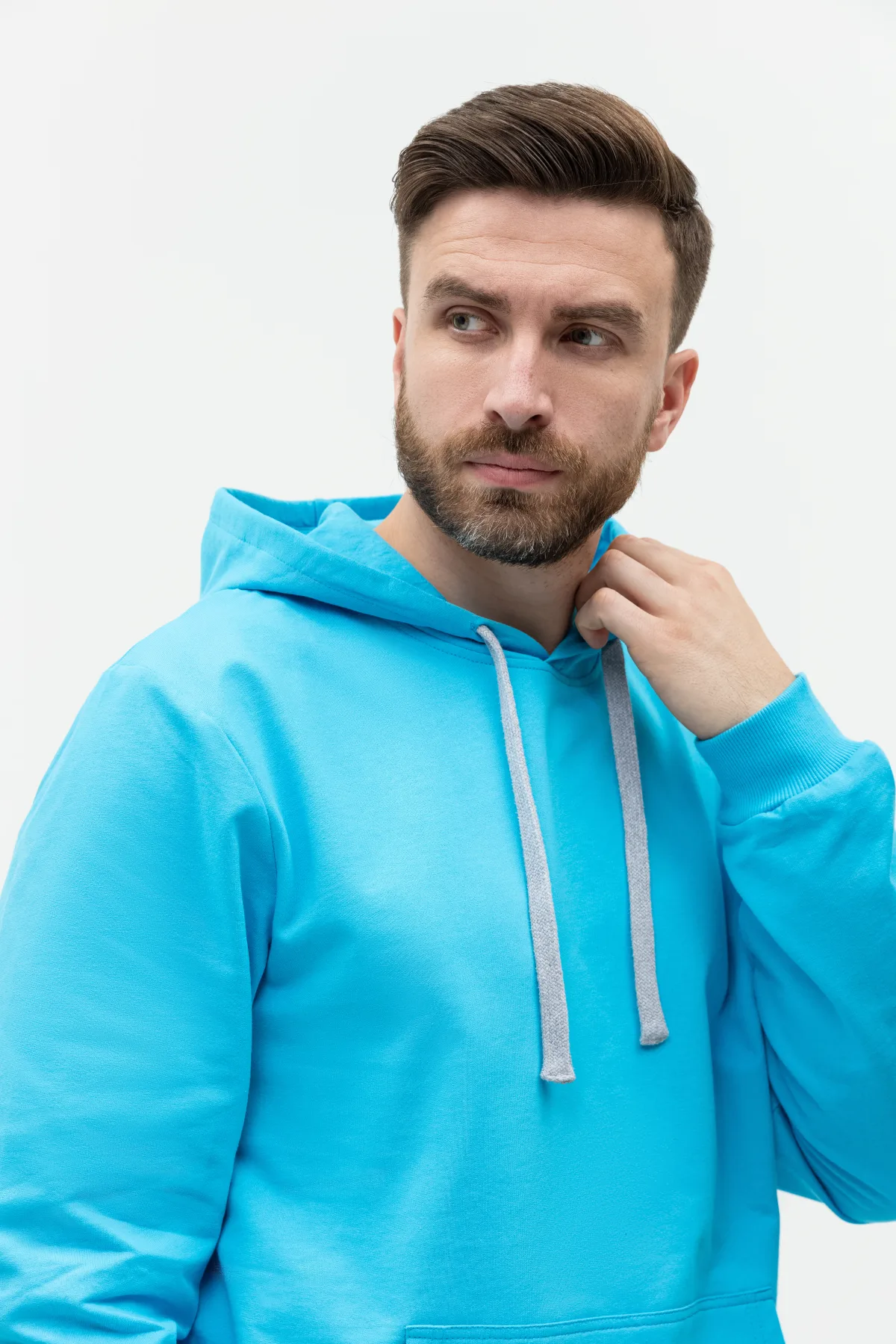 Худи унисекс STAN футер без начёса 260, 23, Бирюзовый